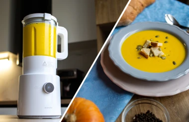 Por qué añadir hielo a la licuadora al preparar sopa puré  