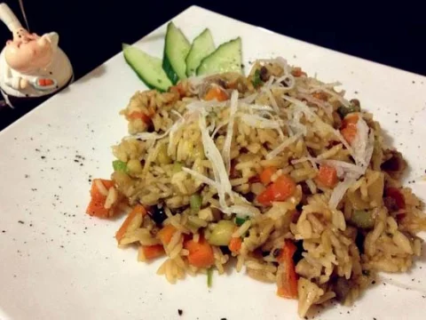 Rice with vegetables