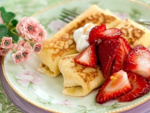 Pancakes with cottage cheese