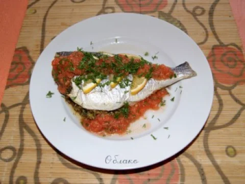 Dorado with homemade sauce