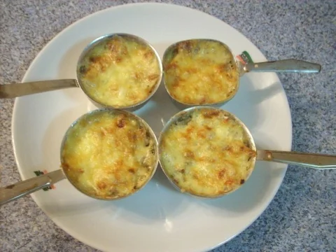 Julienne with mushrooms