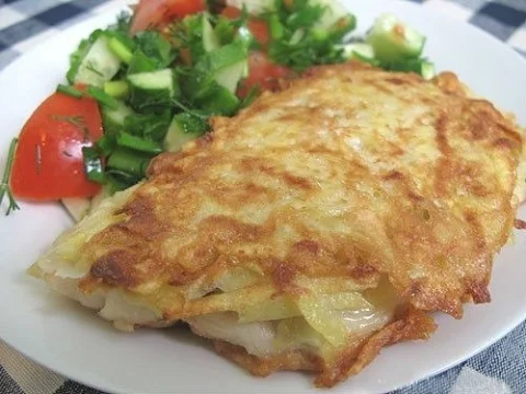 Fish in potato crust
