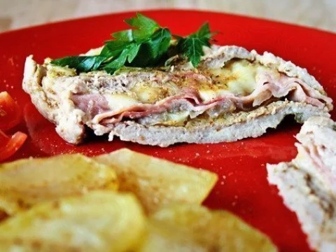 Pork with rosemary and cheese