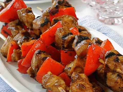 Chicken Shashlik with Peppers