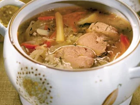 Zaporizhzhian cabbage soup