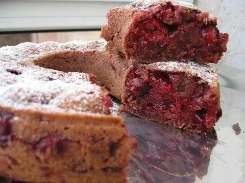 Cherry-chocolate cake