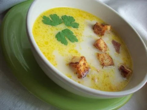 Processed cheese soup