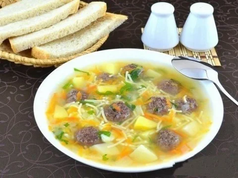Meatball soup