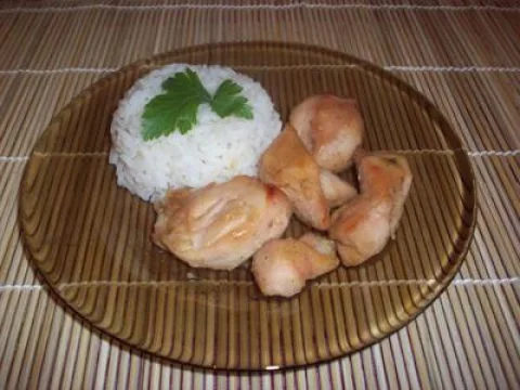 Chicken fillet in honey-mustard sauce
