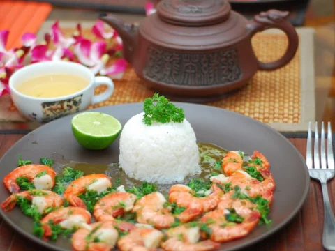 Shrimp in Cream Sauce