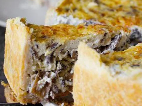 Mushroom pie