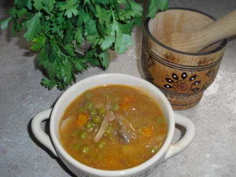 Vegetable curry soup