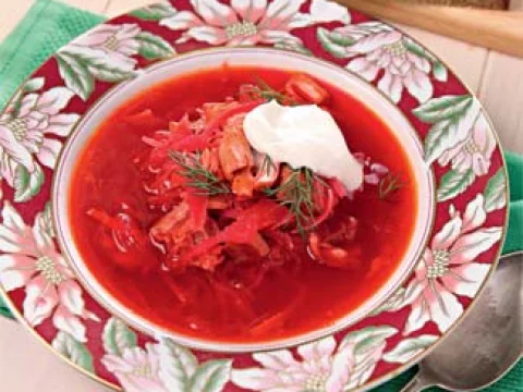 Spicy borscht