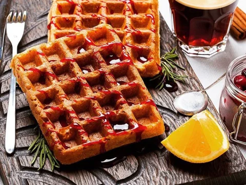 Orange Waffles